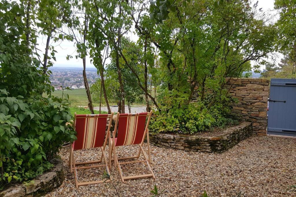 La Maison De L'Ecu : Charme Et Vue Incroyable Beaune  Exterior foto